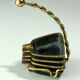 Stackable design ashtrays made of bronze and brass - Vintage