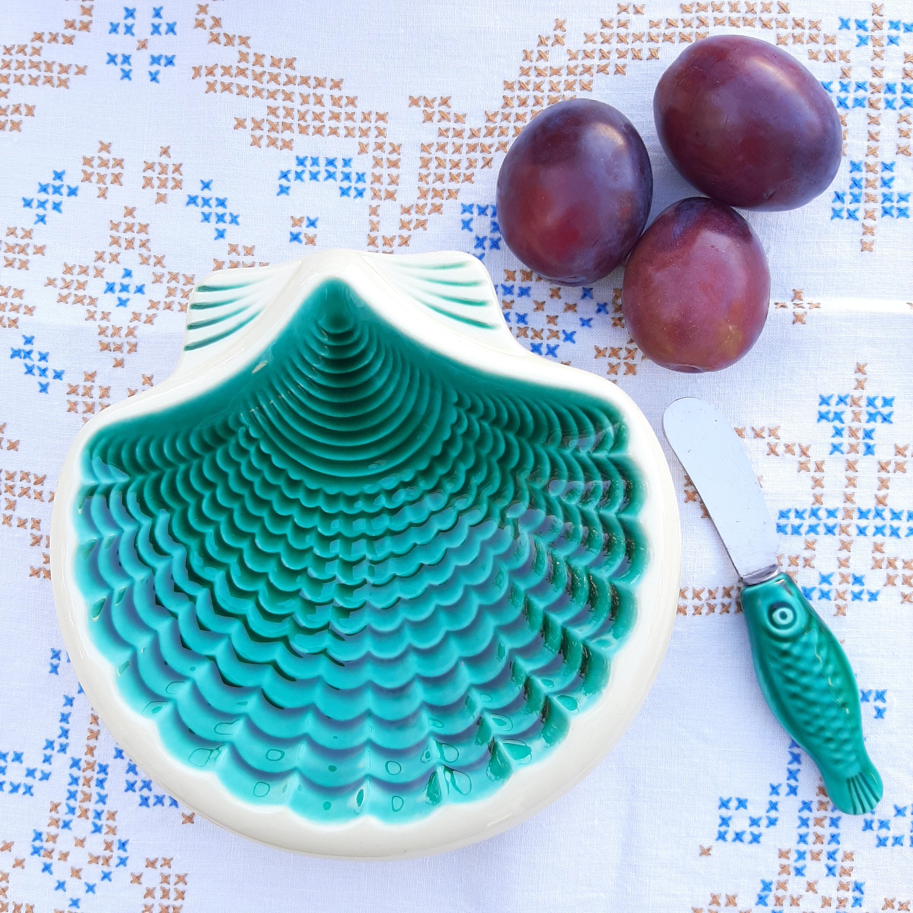 Butter shell st jacques verceram vintage