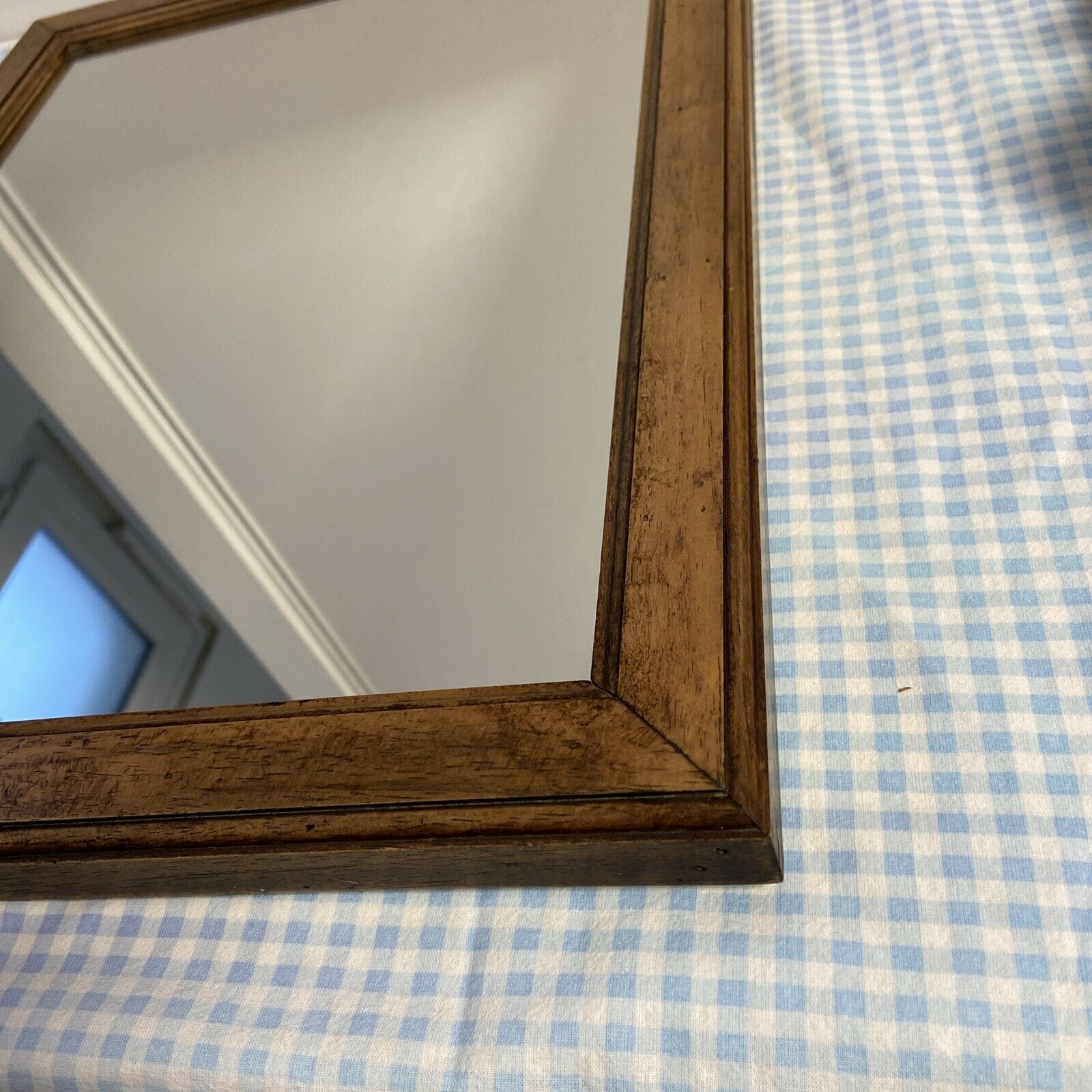 Mirror with wooden frame 45x36cm