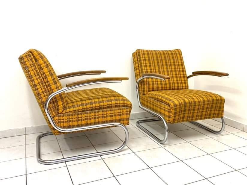 Design armchair Thonet model S411 manufactured under license Mücke Melder 30s