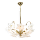 Vintage Italian Murano Glass Flower Chandelier