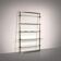 Peter Ghyczy 1970 corner cabinet – iconic stainless steel and brass model R16