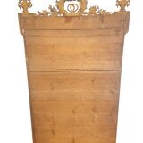 Louis XVI style gilded wood mirror