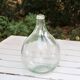 Small transparent glass demijohn 5L, 1950s