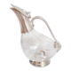Crystal and silver wine decanter