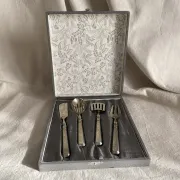 Box set for petits fours silverware Maison Ercuis