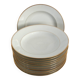 Set of 11 Limoges porcelain soup plates