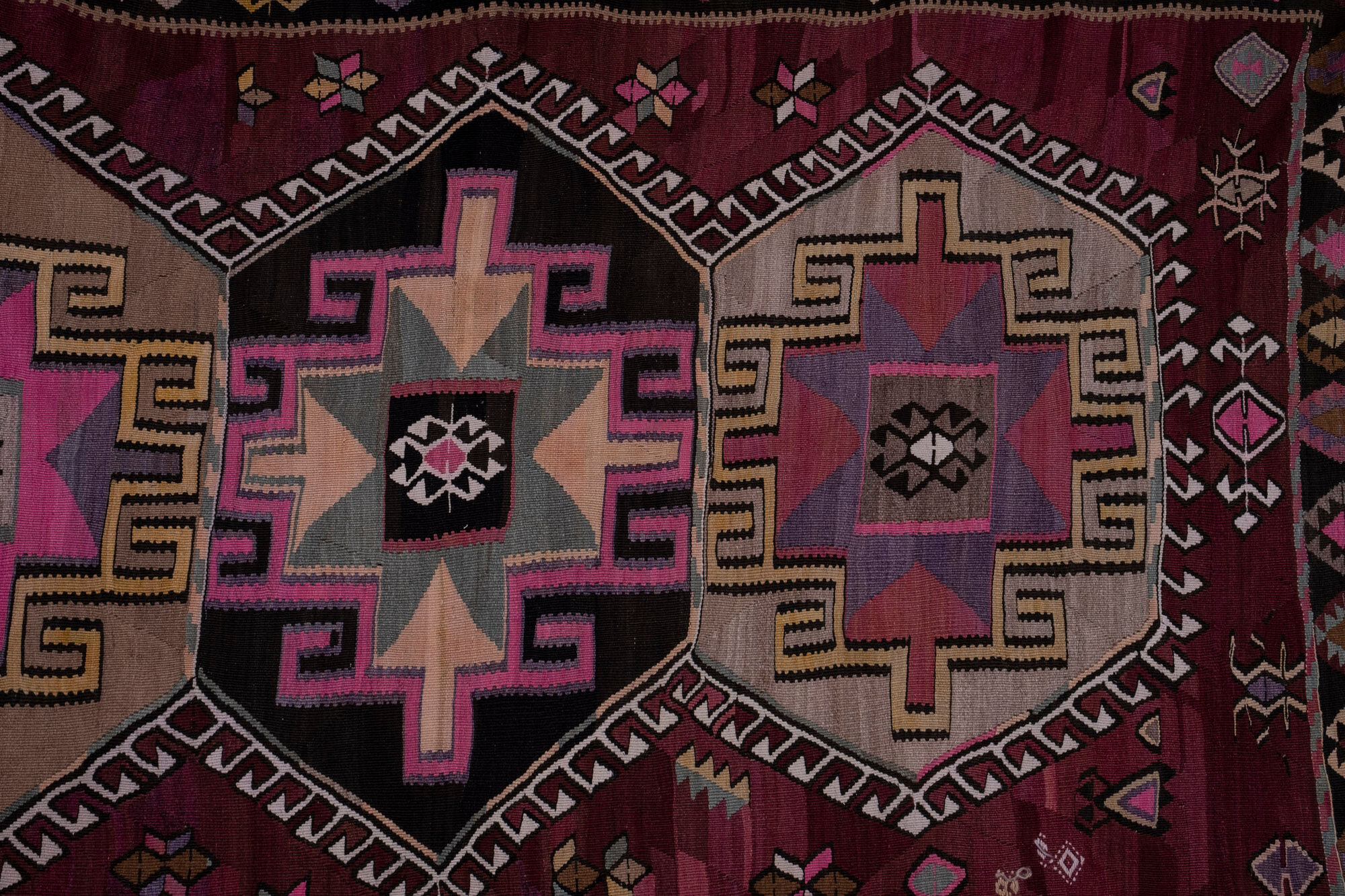 Turkish Kars kilim rug 165 x 425 cm
