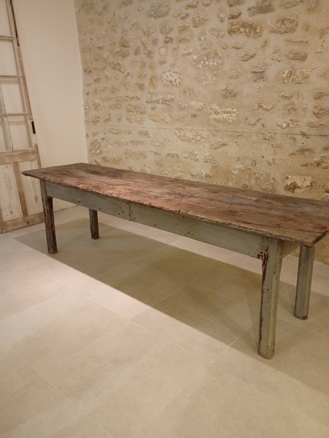 Long antique table