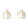 Pair of Tuki wall lamps by Kazuhide Takahama for Sirrah 1980s