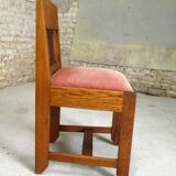 Oak chair of the Amsterdam School, 1930
