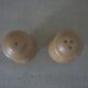 Stoneware salt and pepper shakers