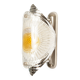 Rare Murano chrome sheet wall light 1960