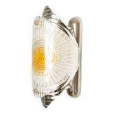 Rare Murano chrome sheet wall light 1960