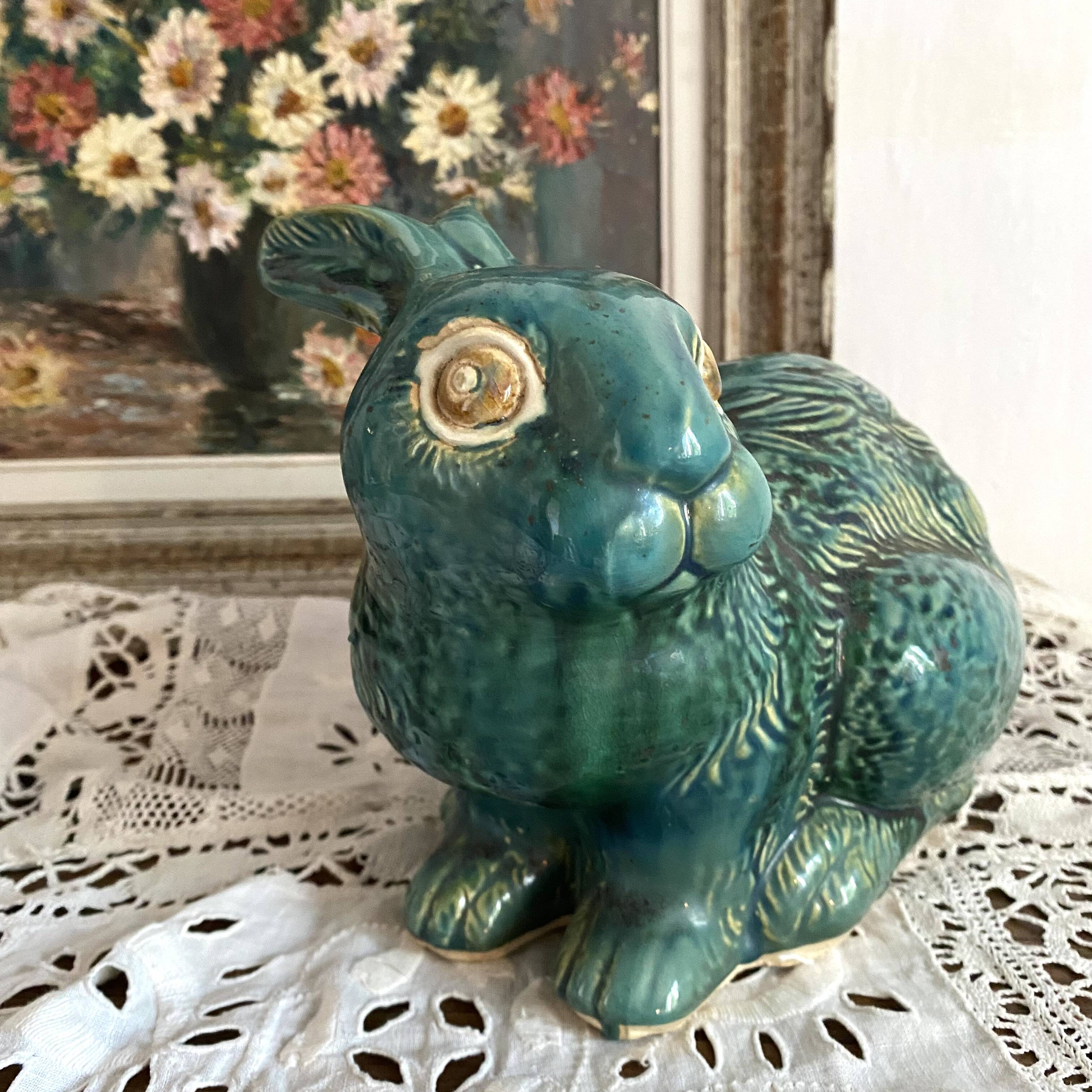 Large ceramic rabbit