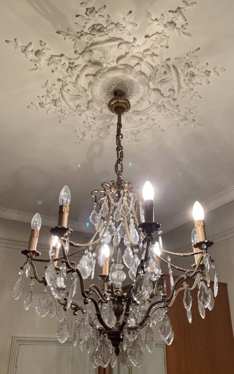Lustre cage de style Louis XV
