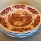 Set of 6 Sarreguemines Bristol flat plates