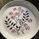 2 large vintage plates 24 cm flower pattern manufacture May