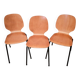 3 chairs of the Fritz Hansen type