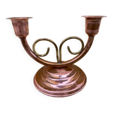 Villedieu copper candle holder
