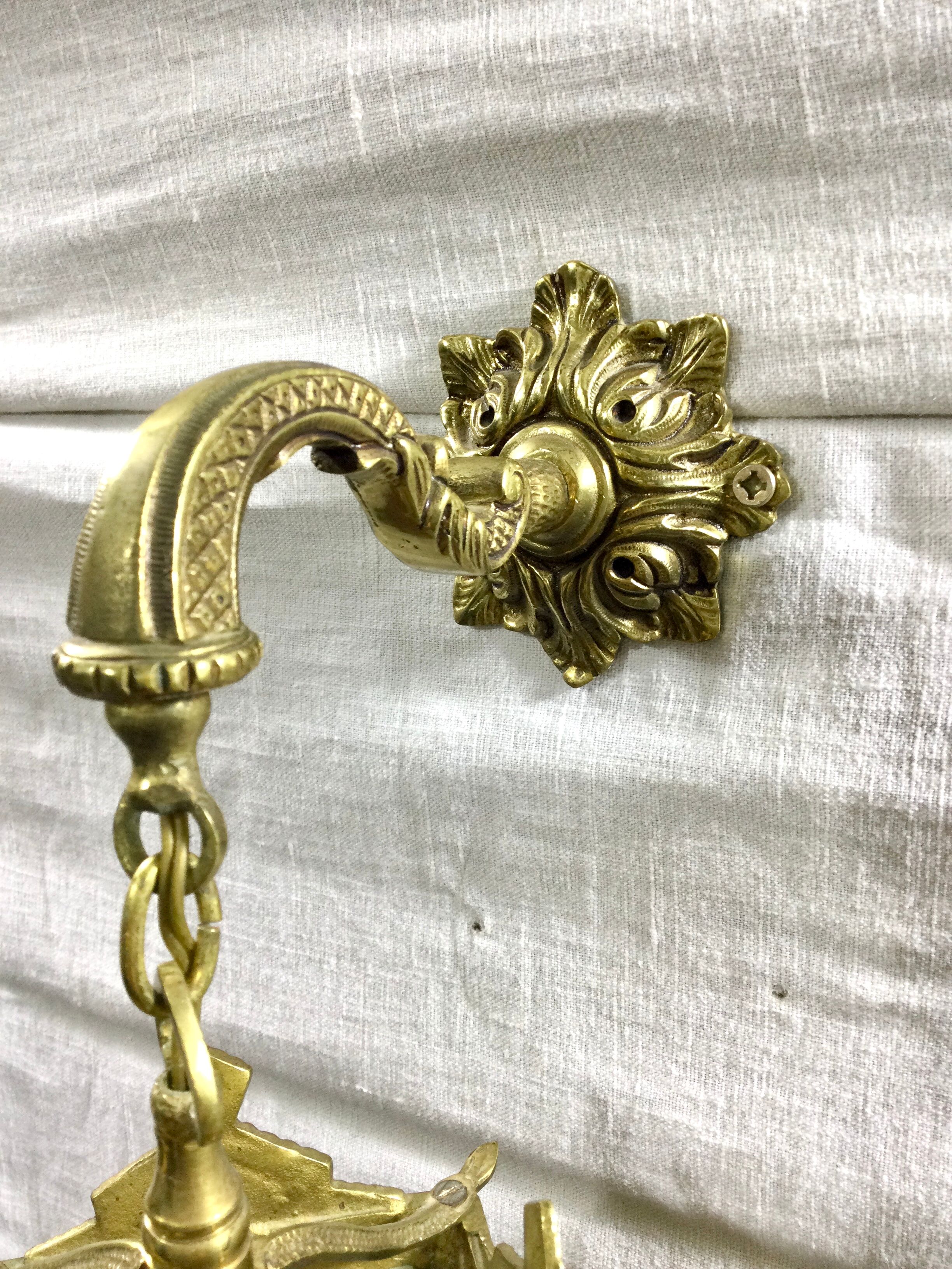 Bronze lantern with starry glasses