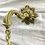 Lanterne en bronze à verres étoilés
