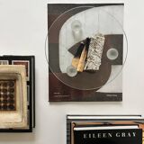 Large Italian glass and spherical frosted glass empty pocket, 1970 design