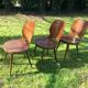 3 chaises bistrot