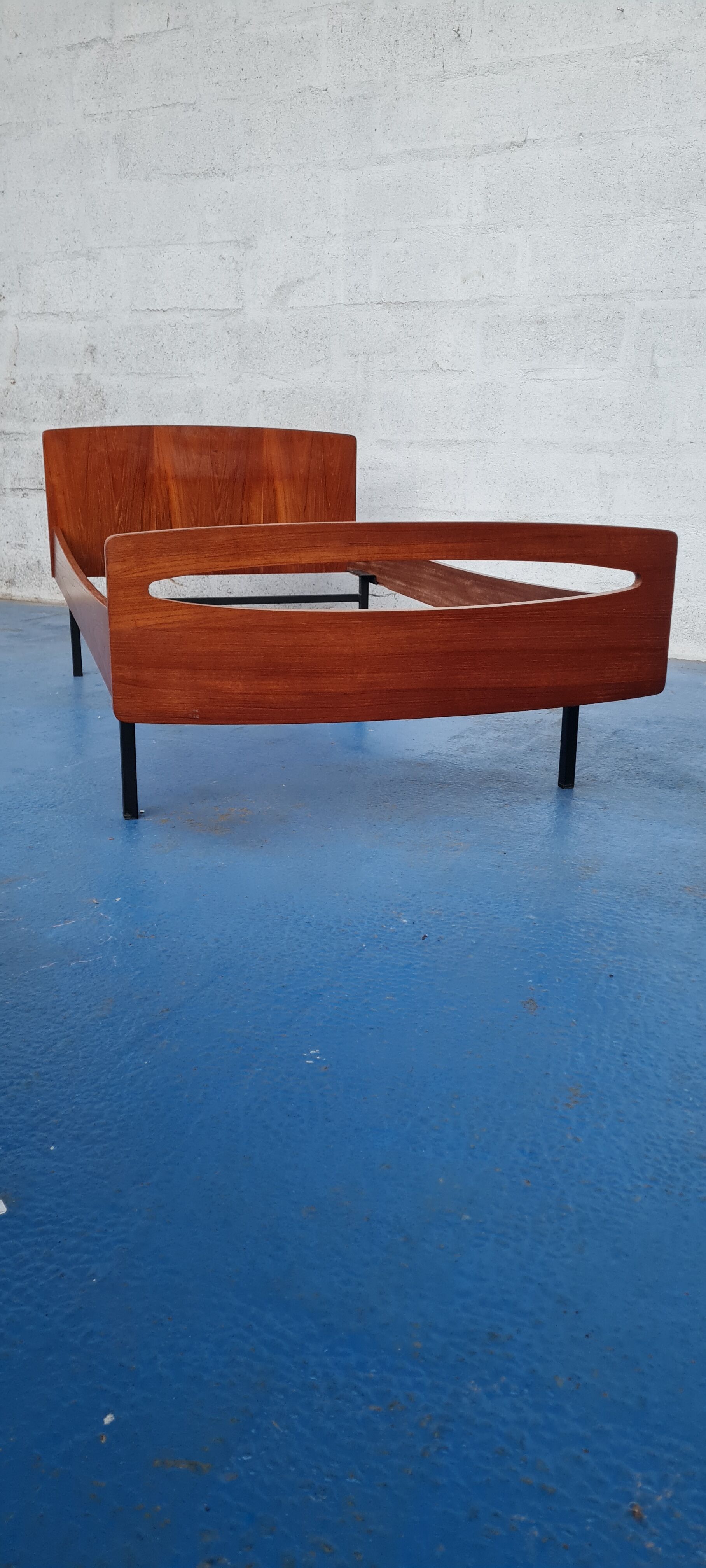 Scandinavian teak bed