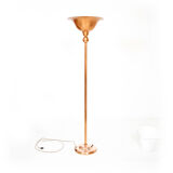 Art deco copper floor lamp