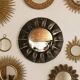 Miroir soleil convexe oeil de sorcière Chaty Vallauris A.M, France 1950
