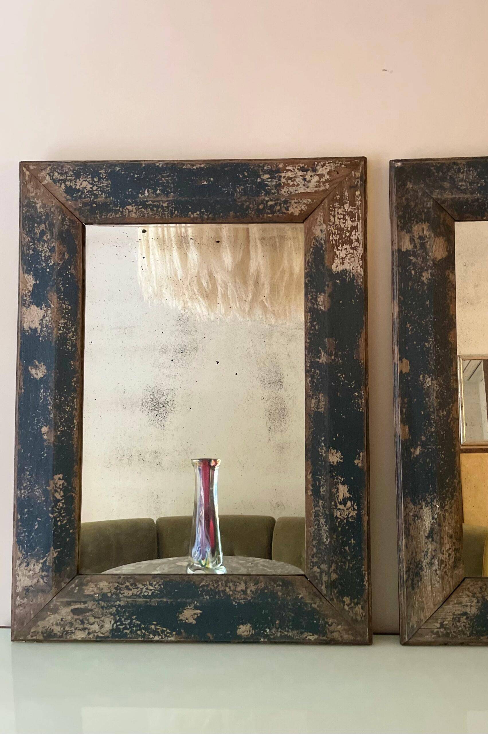 Pair of 18th century Italian mirrors
