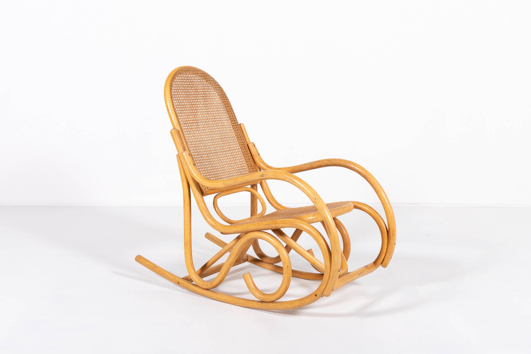 Vintage Thonet style rocking chair