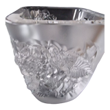 Peony lalique vase