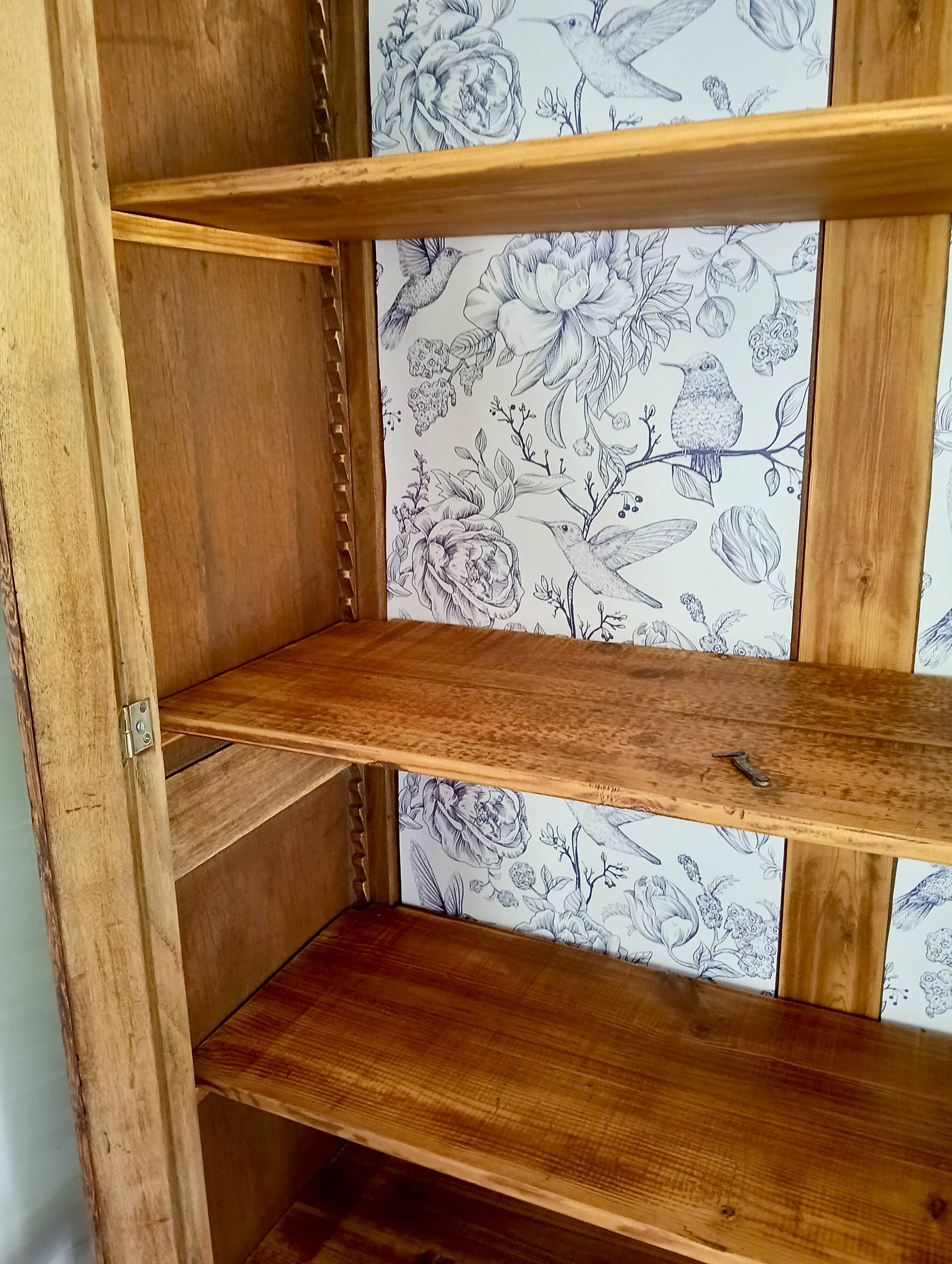 Parisian display cabinet in solid oak