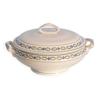 Soupière, Saint Amand, Terre de Fer, manufacture française