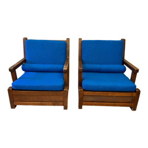 Paire de fauteuils anciens