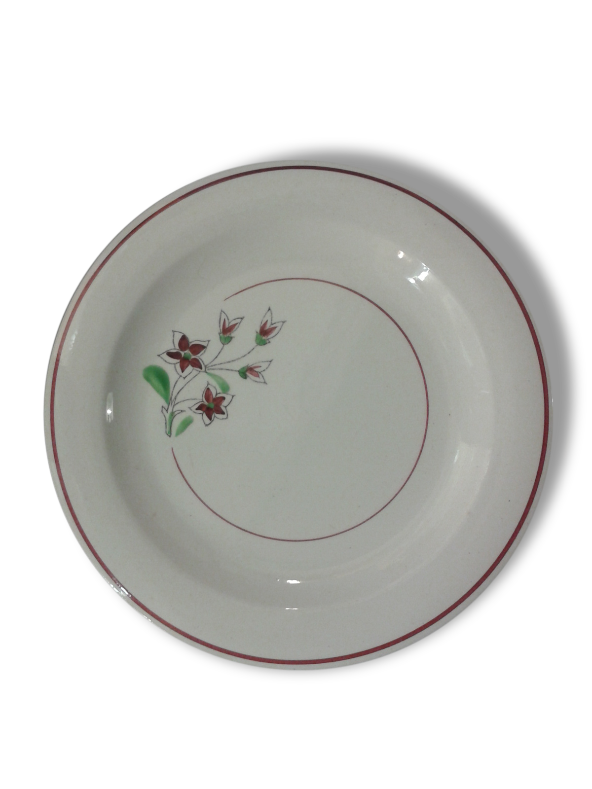 4 assiettes à dessert anciennes Salins modèle Gigi