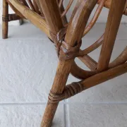 Rattan magazine rack