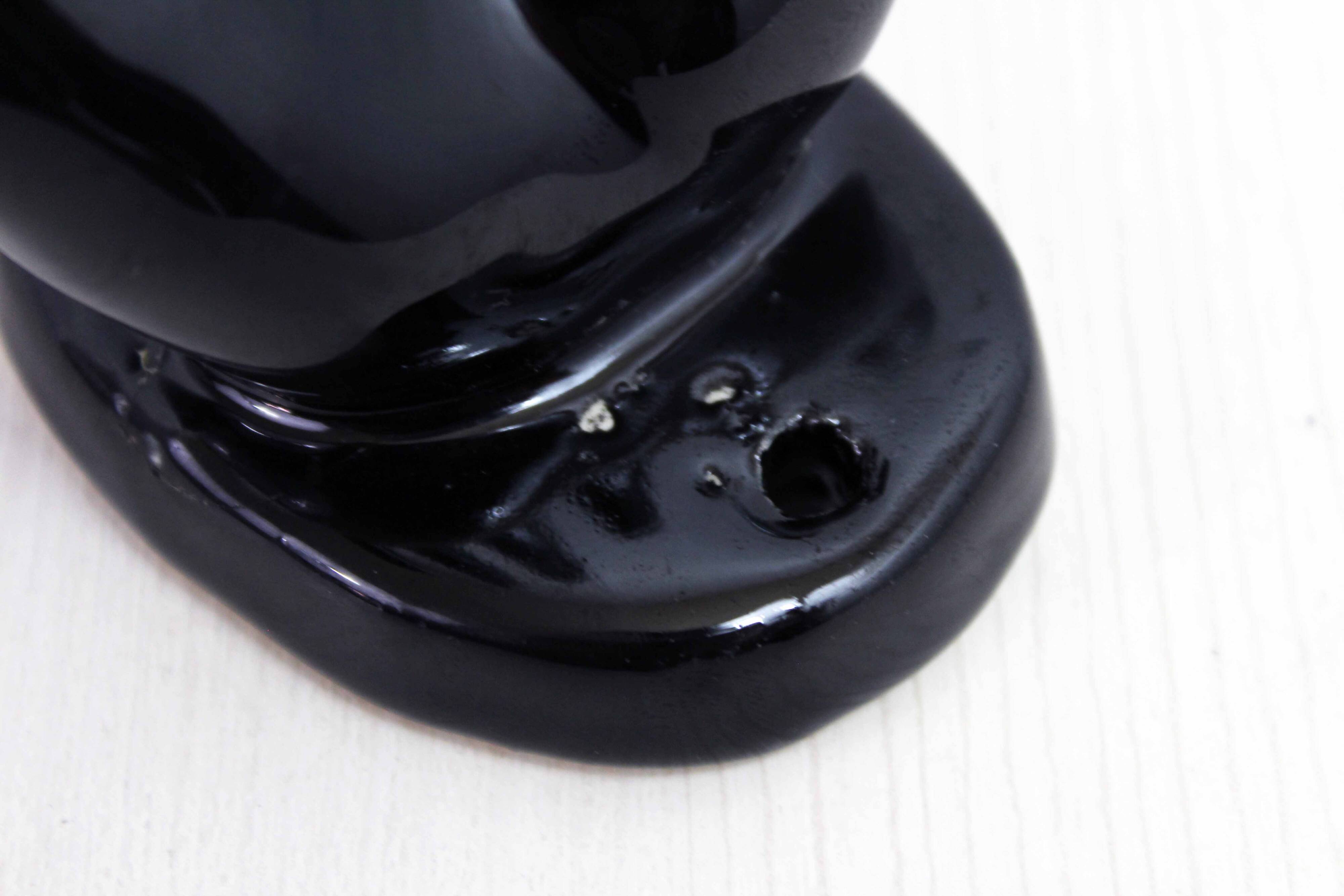 Earthenware hand soap holder