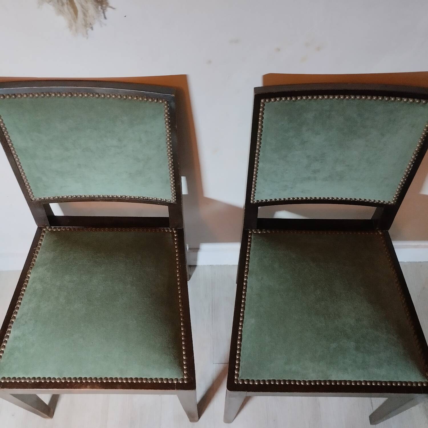 Set of two art deco chairs.