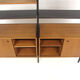 Scandinavian "Double" bookshelf in teak, Sweden, 1950.