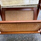 Vintage solid wood sideboard with storage.