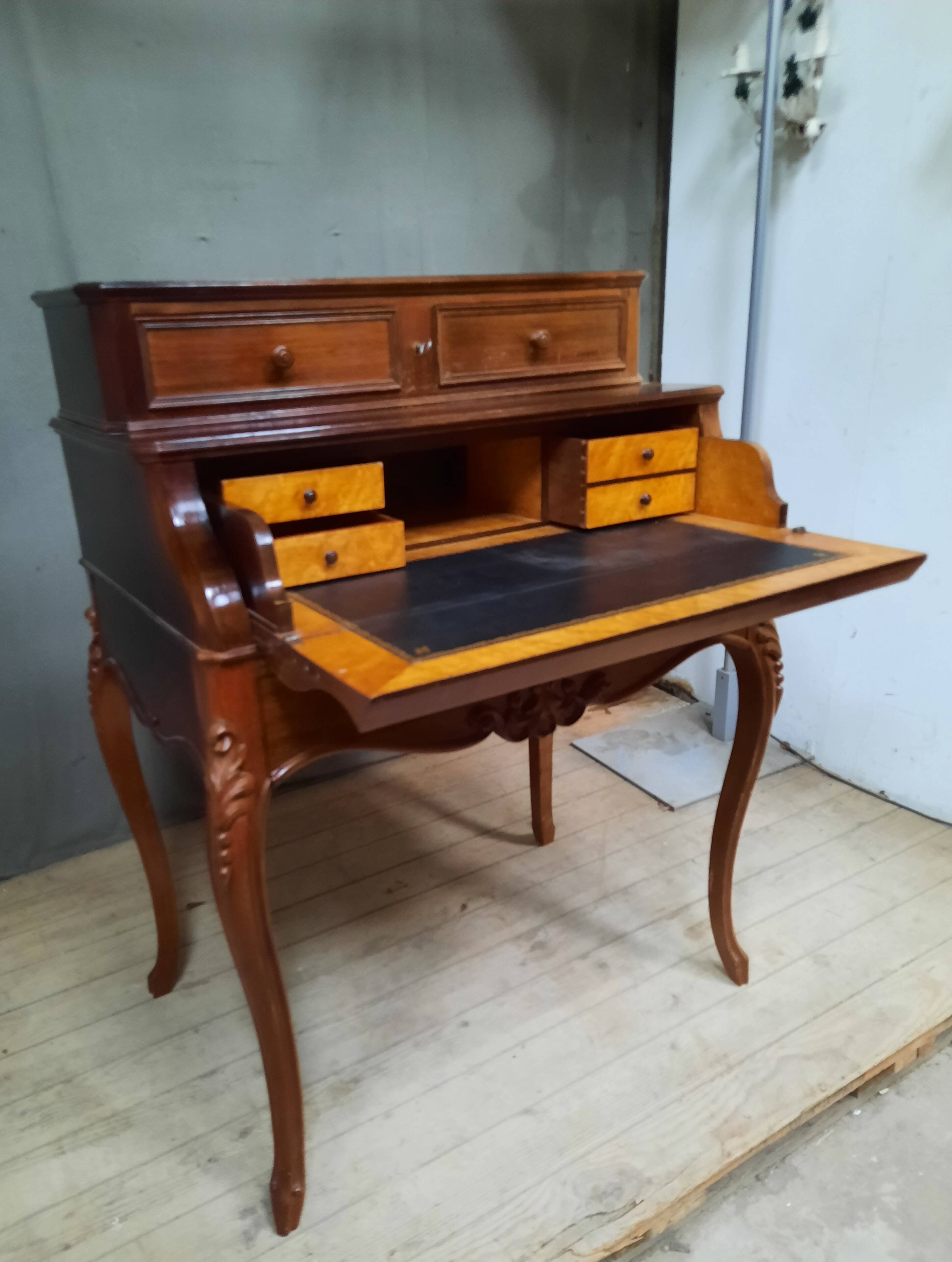 Louis Philippe drop-leaf desk
