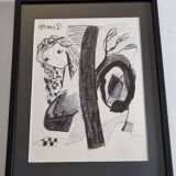 Olga Orana – Original drawing signed and dated '81 ink on paper 30x40 cm