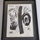 Olga Orana – Original drawing signed and dated '81 ink on paper 30x40 cm