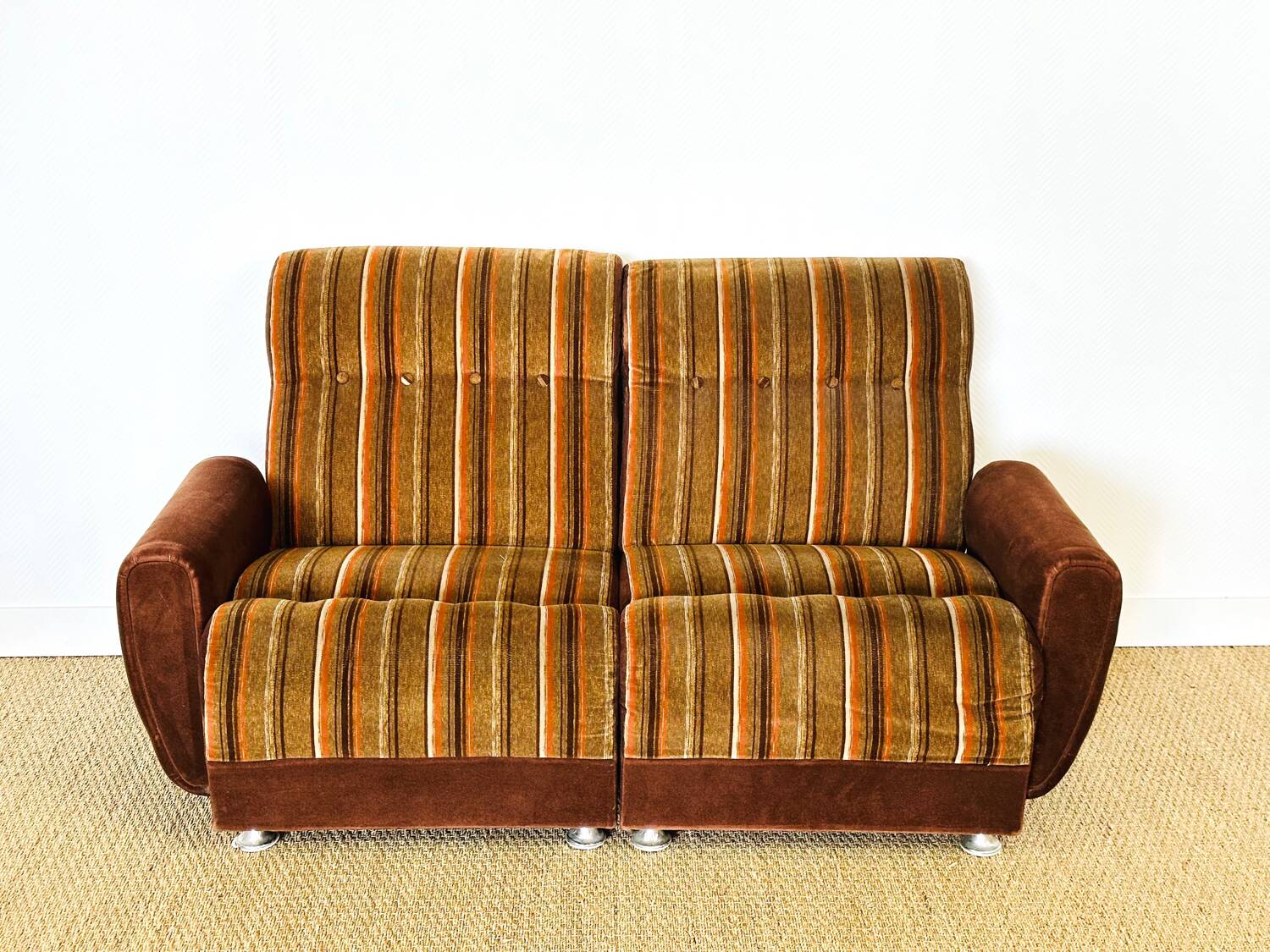 Vintage 1970s modular sofa set