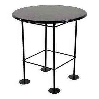 Postmodern metal side table, 1980s