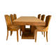 Table & chaises vintage art déco