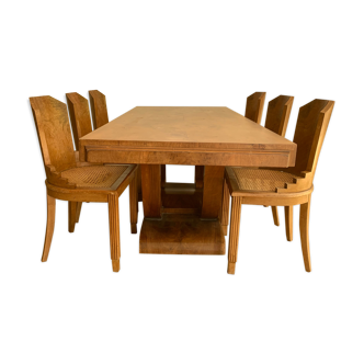 Vintage art deco table & chairs